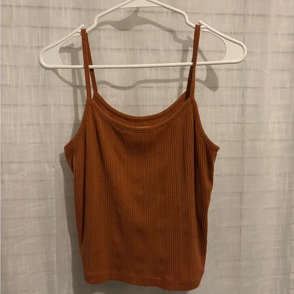 Madewell Ribbed Cardigan Twin Set in Afterglow Red - Picture 4 of 7